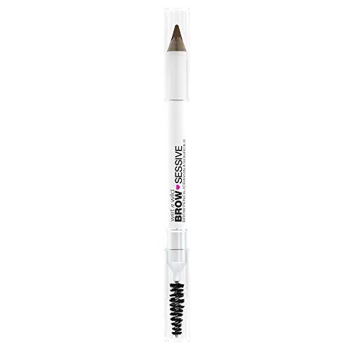 Wet n'Wild Brow-Sessive Brow Pencil, Brow Pencil met Twee Uiteinden en Spoolie Brush voor Dunne en Dikke Wenkbrauwen, Natural Look Formule, Opbouwbare Kleur Definitie, Medium Brown