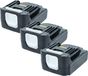 Vhbw 3x Batterie Compatible Avec Makita Td132drfx, Td132dz, Td134, Td132drfxb, Td132drfxw, Td134drfx Outil Électrique (2000 Mah, Li-ion, 14,4 V)