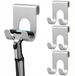 Rasoir en aluminium - Adhésif - Argent - Lot de 4
