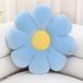 Unyqoos® Coussin décoratif en forme de fleur pour lit, canapé et fauteuil bleu 38cm