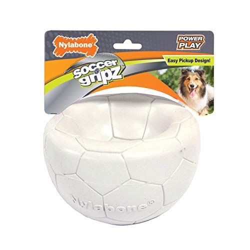 Nylabone Power Play Gripz - Hondenvoetbalbal - Medium - 5,5 inch
