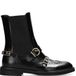 Fred de la Bretoniere leren chelsea boots - zwart
