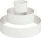 vidaXL Plantenbak Wit 90 x 90 x 20 cm Koudgewalst staal