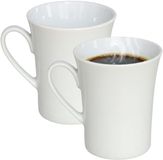 Gerimport Koffie / thee mok - 2x stuks - wit - 280 ml
