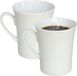 Gerimport Koffie / thee mok - 2x stuks - wit - 280 ml