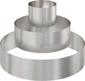 vidaXL Plantenbak Zilver 90 x 90 x 20 cm Roestvrij staal