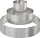 vidaXL Plantenbak Zilver 90 x 90 x 20 cm Roestvrij staal