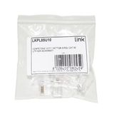 LINK LKPL85U10 8-polige Cat5E UTP-connectoren voor flexibele kabel, 10 stuks