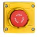 BACO LBX130092 Bouton d'arrêt d'urgence En boîtier, Avec collier de protection 240 V/AC 2.5 A 2x NC IP66