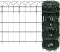 Borderafscheiding 25x0,65 m gepoedercoat ijzer