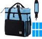 Brisby 4 Laags Geïsoleerde Koeltas - Lunchtas 40 liter - Zwart Blauw