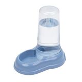 Ferplast Honden- en kattenvoer- of waterdispenser AZIMUT 600 Dierenvoerdispenser droogvoer water 0,6 liter, Stevige kunststof, Transparante tank met schaalverdeling, Antislip bodem, 12,5 x 19 x h 19,5 cm Blauw