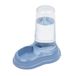 Ferplast Honden- en kattenvoer- of waterdispenser AZIMUT 600 Dierenvoerdispenser droogvoer water 0,6 liter, Stevige kunststof, Transparante tank met schaalverdeling, Antislip bodem, 12,5 x 19 x h 19,5 cm Blauw