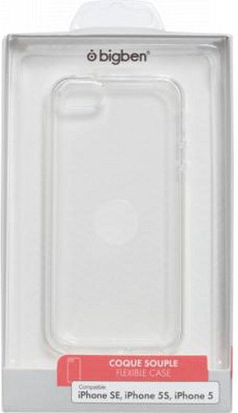 Bigben Connected Transparant Flexibel & Dun Hoesje Geschikt voor iPhone 5 / 5S / SE