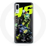 Maniacase Hoesje voor Samsung galaxy A30 Valentino Rossi motoGP 46 Snelheidsrijder