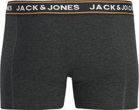 JACK&JONES JACMAX SOLID TRUNKS 5 PACK Heren Onderbroeken Zwart Katoen/Elastaan Maat L