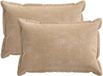 vidaXL Taie d'oreiller 2 pièces bois taupe 40 x 60 cm tissu chenille