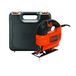 BLACK+DECKER KS701EK-GB Compacte decoupeerzaag met lemmet, 520 W, zwart/oranje