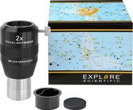 Explore Scientific Barlowlens 2x 31.7mm Zwart