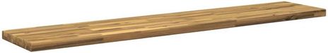 vidaXL Tafelblad Rechthoekig 140 x 20 x 3,2 cm Wit Glas