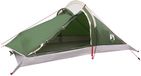 vidaXL Tente de randonnée 4 personnes Vert Polyester