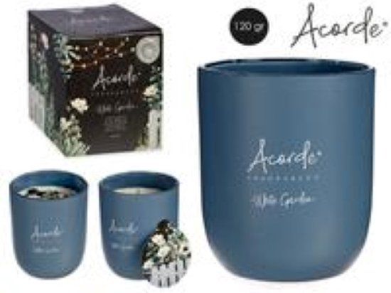 Acorde Geurkaars White Garden Grijs