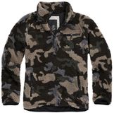 Brandit Teddy Fleece Troyer Sweatshirts dark camo M Polyester
