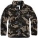 Brandit Teddy Fleece Troyer Sweatshirts dark camo M Polyester