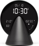 Lexon Conic Clock platine gris