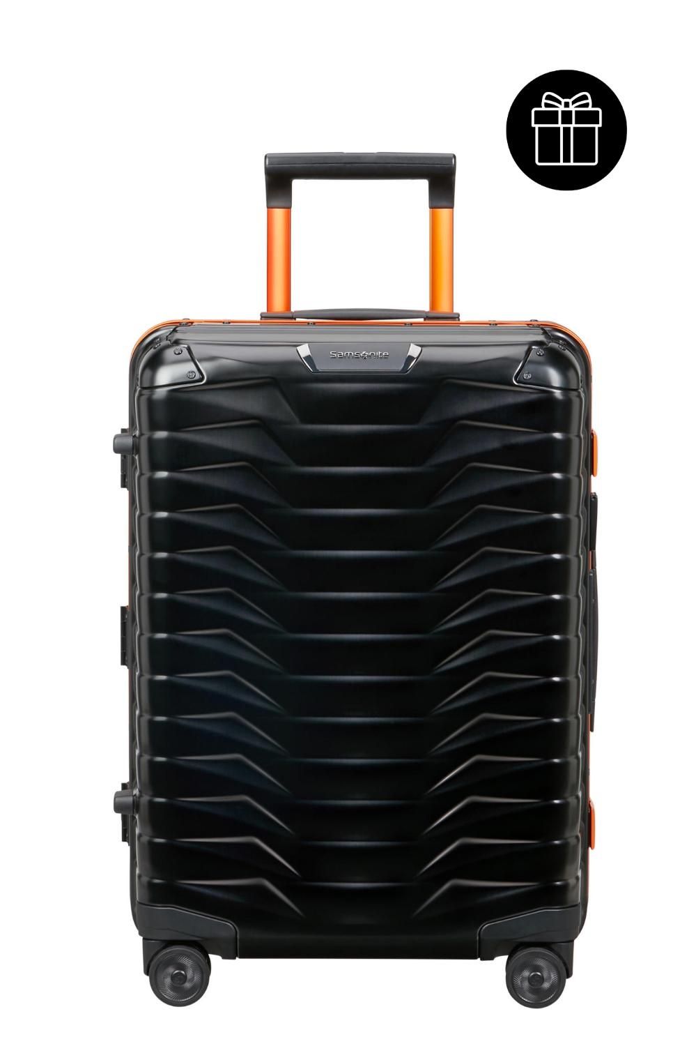 SAMSONITE Proxis Alu Spinner 55/20cm Graphite/Apricot