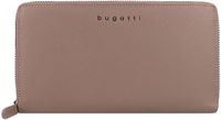 Bugatti Mira Portemonnee RFID-bescherming Leer 19 cm - Dames - Horizontaal - taupe