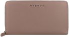 Bugatti Mira Portemonnee RFID-bescherming Leer 19 cm - Dames - Horizontaal - taupe