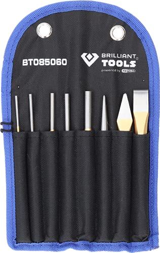 BRILLIANT TOOLS BT085060 Beitel- en drevelset, 8 dlg