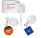 KEUCO Originele reserveborstelkop wit, 3 stuks, voor EDITION 400 WC-borstelgarnituur, Ø 6,7 cm