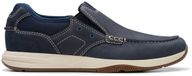 Clarks Instapper Sailview Step Blauw Nubuck