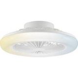 Brilliant G81305/05 LED Deckenleuchte Ventilator 42cm weiß