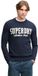Superdry Applique Graphic Trui Heren M Katoen Blauw