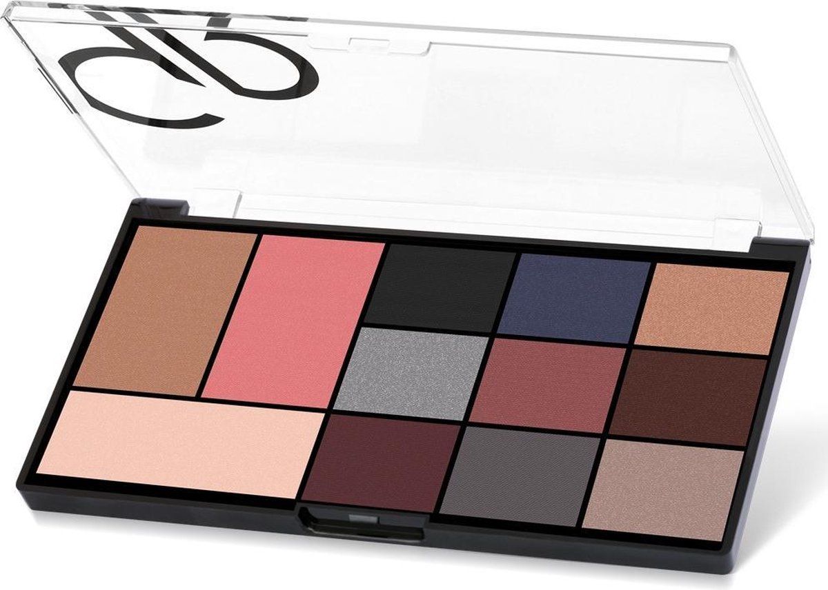 Golden Rose City Style Face & Eye Palette 02 Smokey - 8691190966614