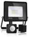 Éclairage extérieur LED, 10W, avec détecteur de mouvement, lumière blanc chaud, protection IP66