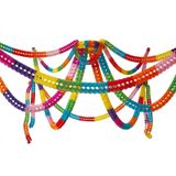 Haza Tropical Verjaardag feest slinger - 3x stuks - 600 cm - papier - versiering - kinderfeestje
