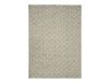 Tapis en coton géométrique écru-sable 190x290