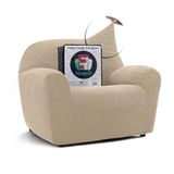 FAVERTI Stoelhoes voor 1-zits van 70 tot 110 cm, model Novelle beige