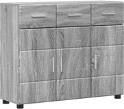 vidaXL Dressoir FLORIN 88,5 x 30,5 x 73 cm Gris Sonoma Bois aggloméré