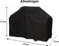 Sitna 170x61x117 CM BBQ Beschermhoes - Barbecue Hoes - Cover