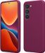kwmobile telefoonhoesje geschikt voor Samsung Galaxy S23 - Hoesje met siliconen coating - Smartphone case in bordeaux-violet