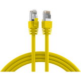 Patchkabel RJ45 Patchkabel Cat.8.1 S/FTP LSZH, BC gelb 2m - 1 VPE = 10 Stück