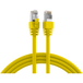 Patchkabel RJ45 Patchkabel Cat.8.1 S/FTP LSZH, BC gelb 2m - 1 VPE = 10 Stück
