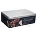 marque inconnue Voedseldoos – Relief II – chocoladereep – 20,2 x 13,2 x 6,7 cm – ijzer en tin – zwart