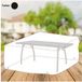 BURI Housse de protection anthracite pour table carrée Housse de protection pour meuble 150x100x75cm