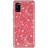 Samsung Galaxy A31 Lignes etoilees bedrukt siliconen hoesje